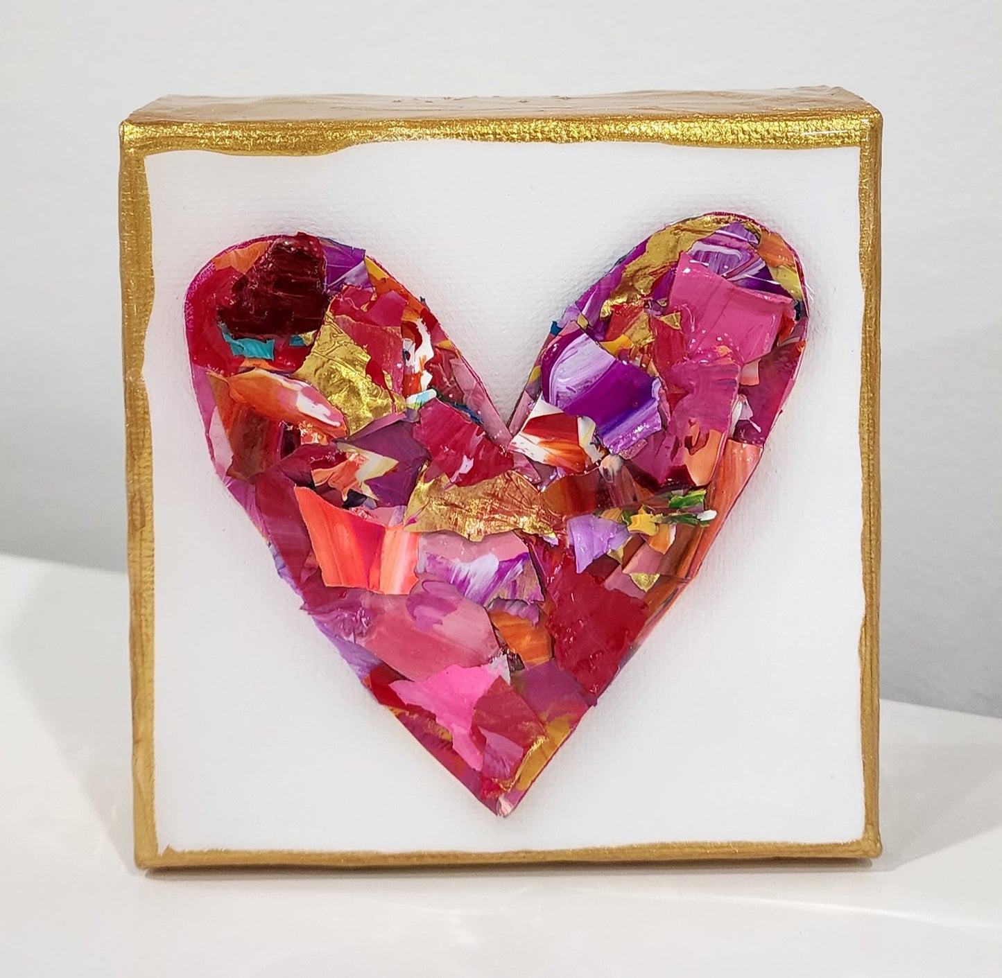 Heart Pieces 12--4 x 4