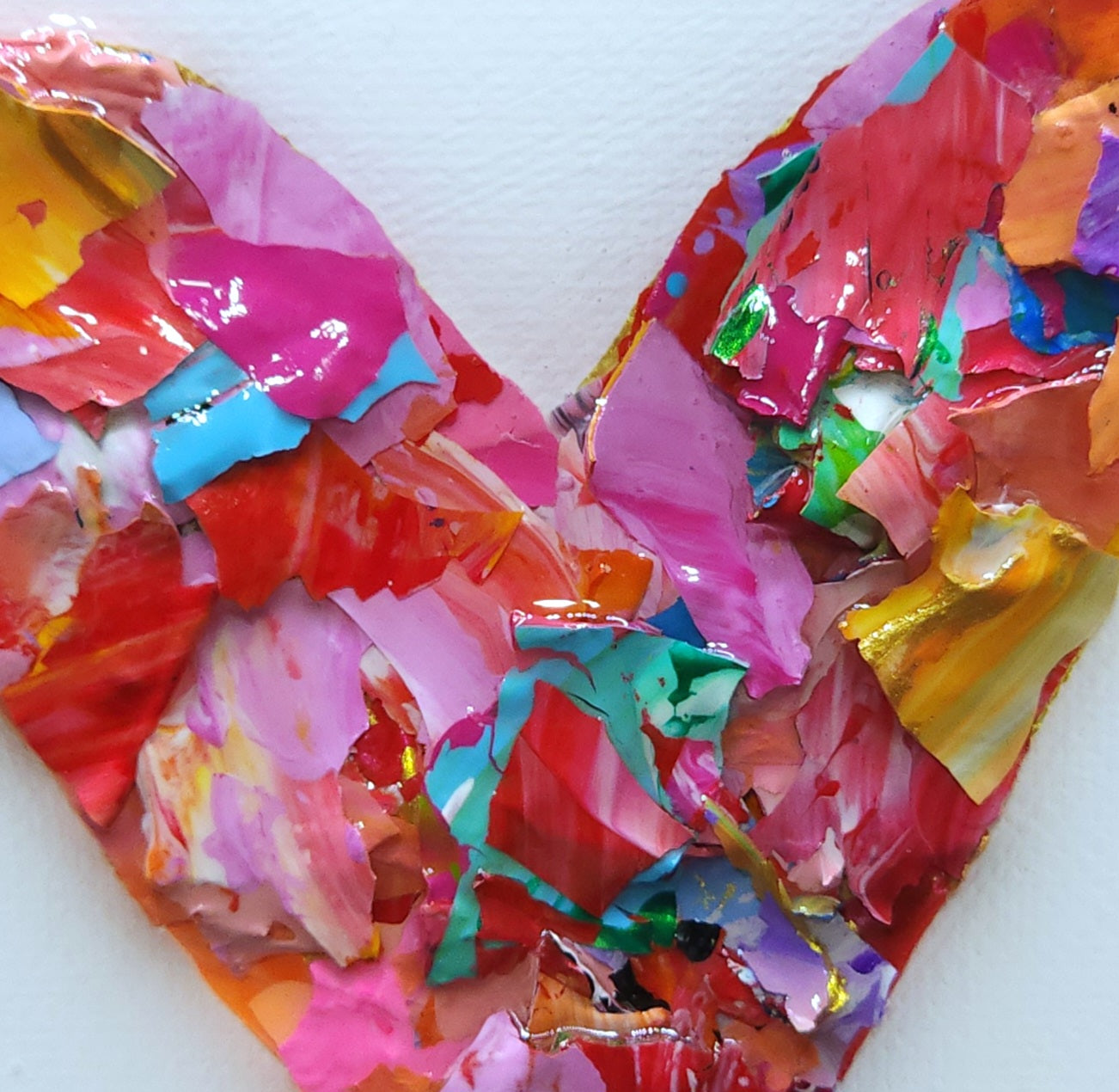 Heart Pieces --4 x 4