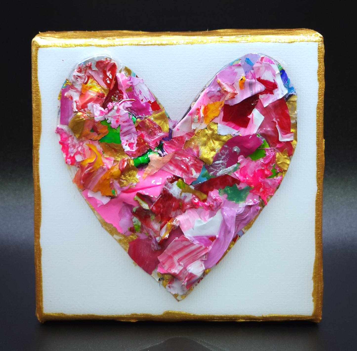 Heart Pieces --4 x 4