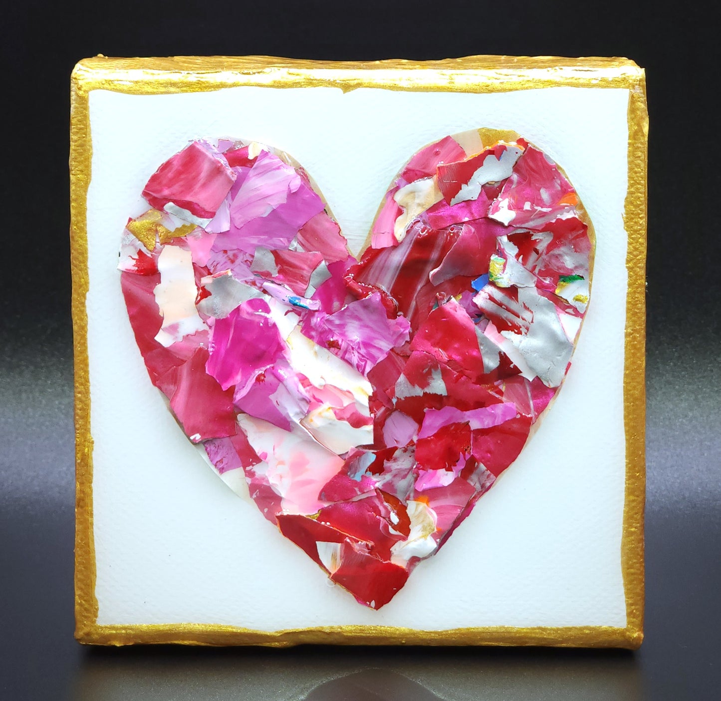 Heart Pieces --4 x 4