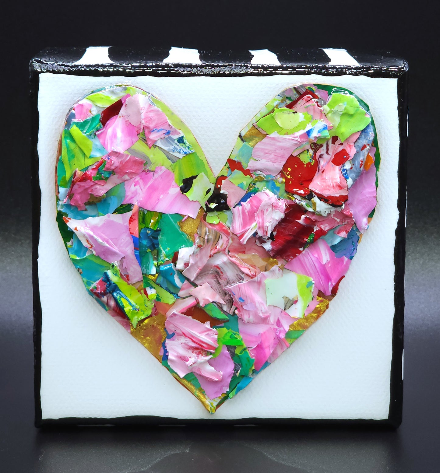 Heart Pieces --4 x 4