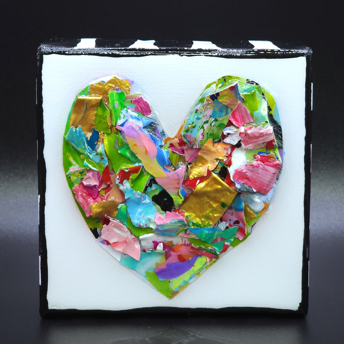 Heart Pieces --4 x 4