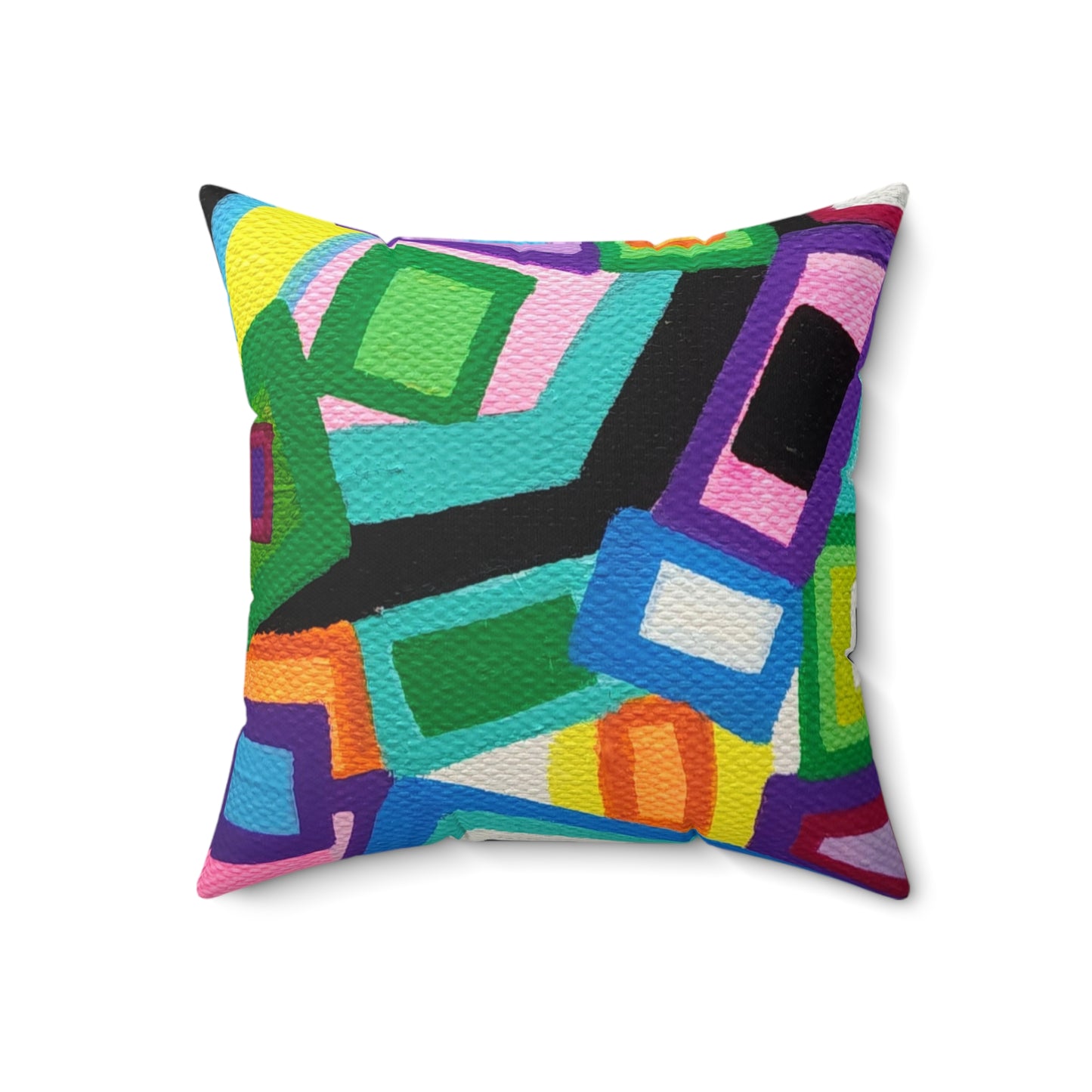 All Mixed Up Square Pillow