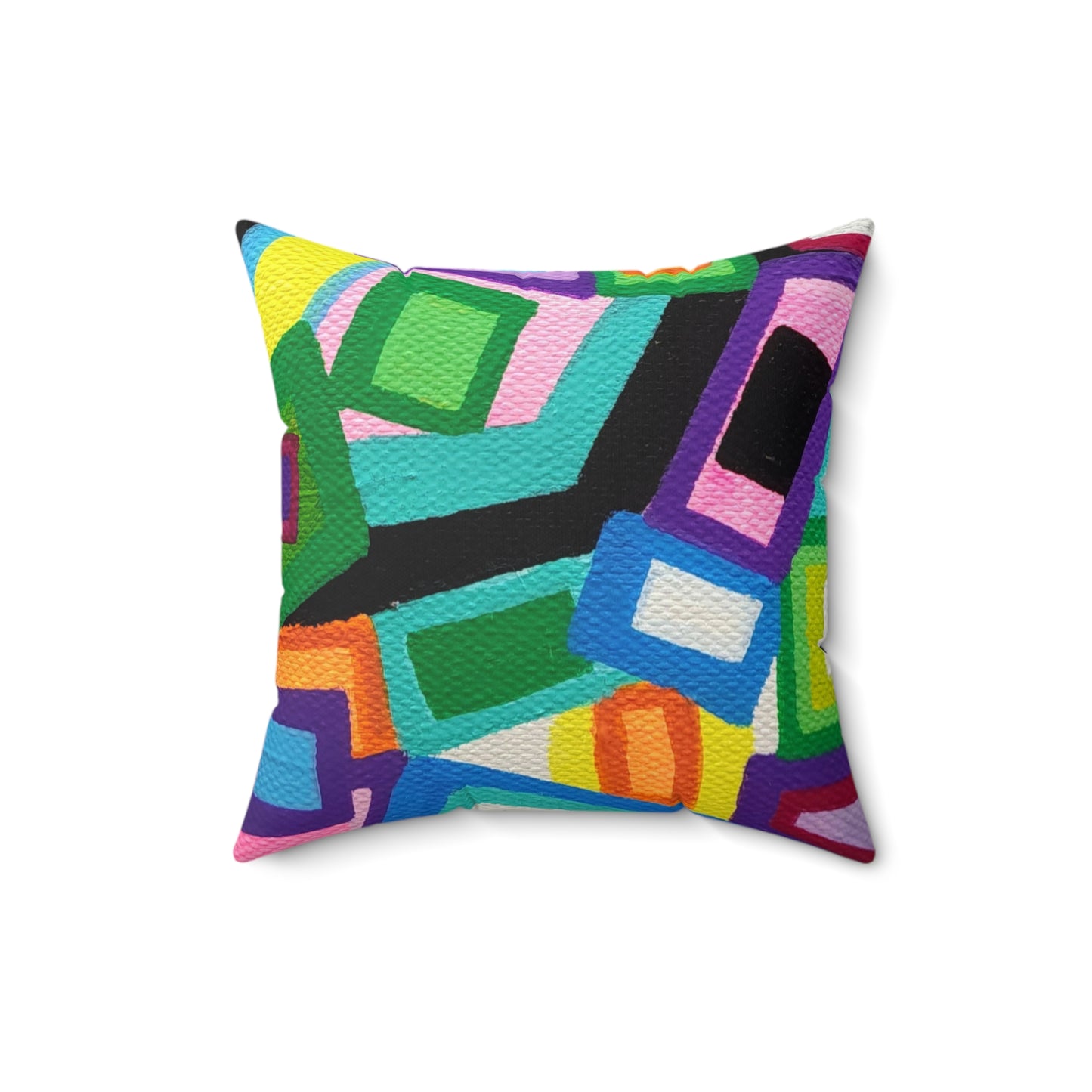 All Mixed Up Square Pillow