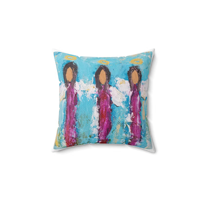 Angels Square Pillow