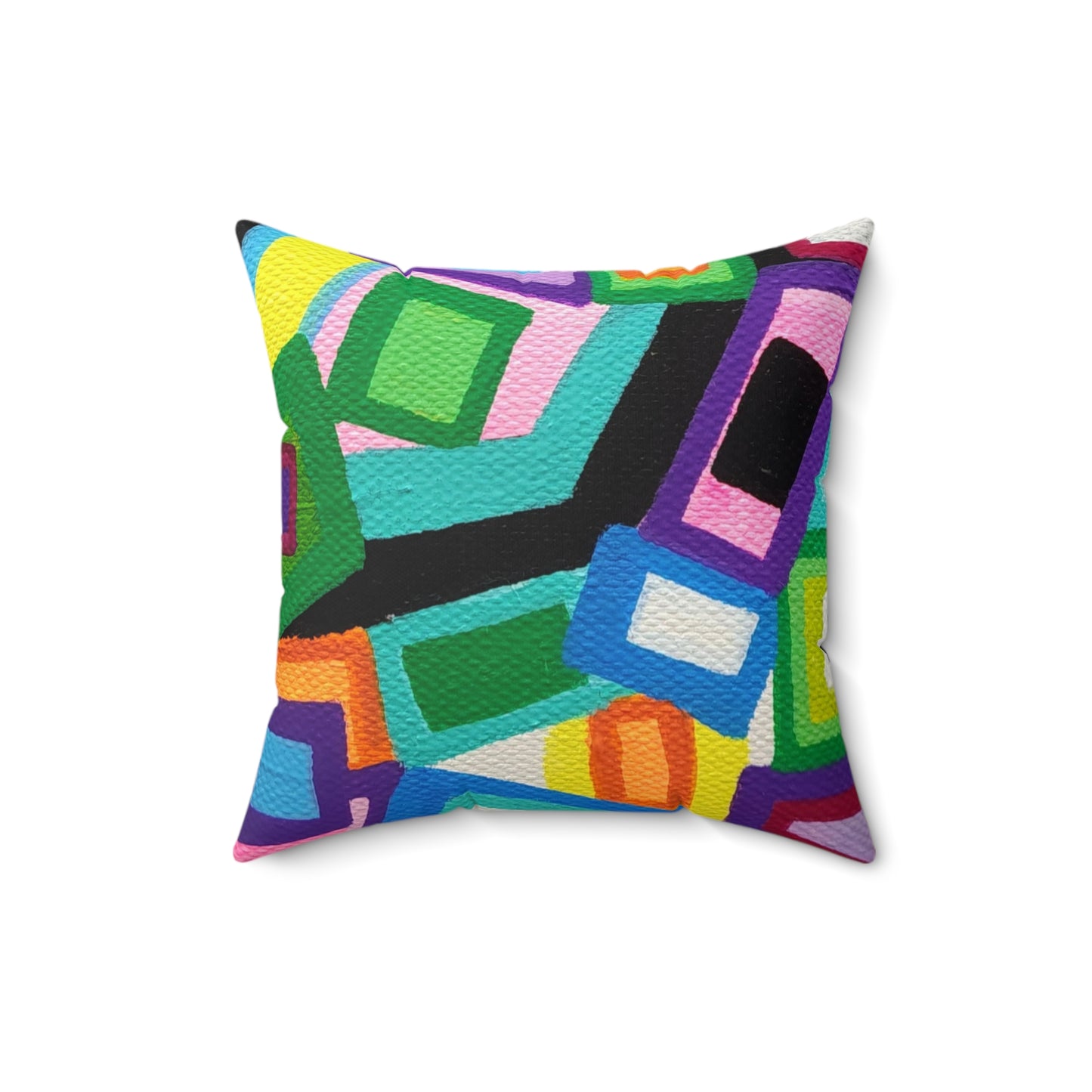 All Mixed Up Square Pillow