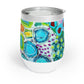 Happy Thoughts Art Wine Tumbler