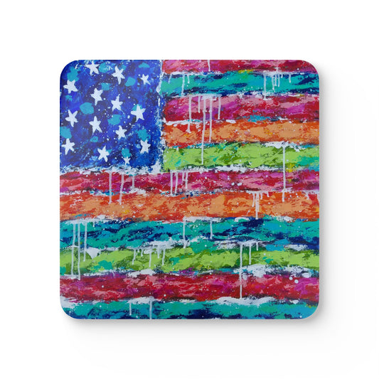 Flag 4 Coaster Set