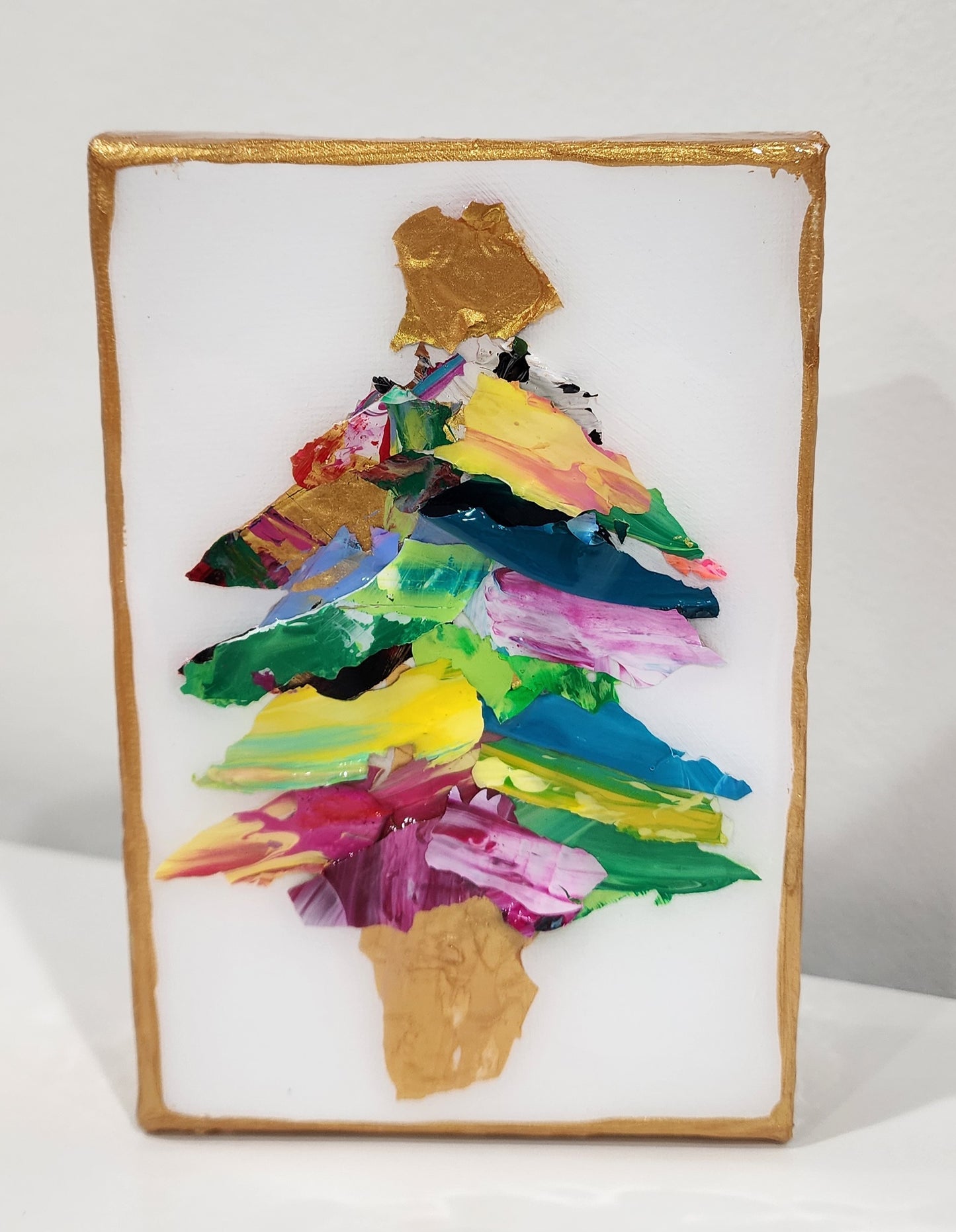 Christmas Tree 4 x 6 with Gold Edges