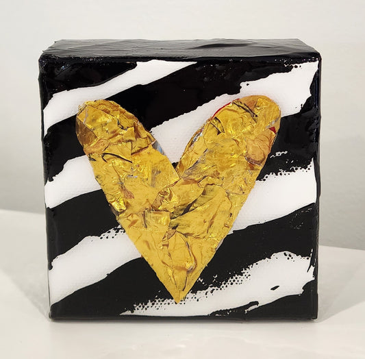 Heart Pieces --4 x 4