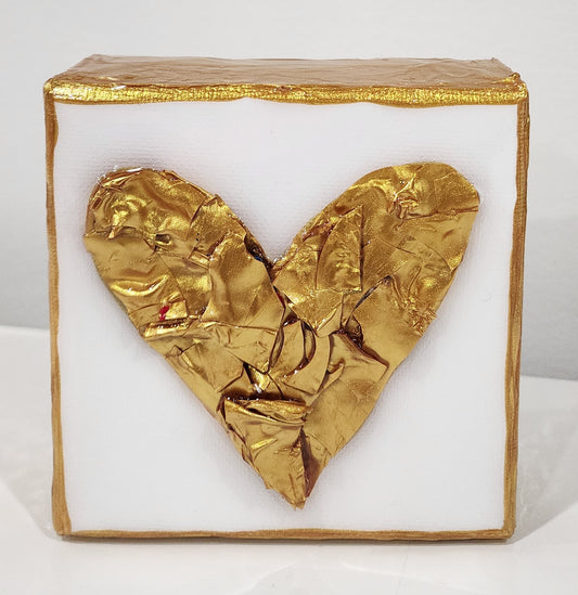 Heart Pieces --4 x 4