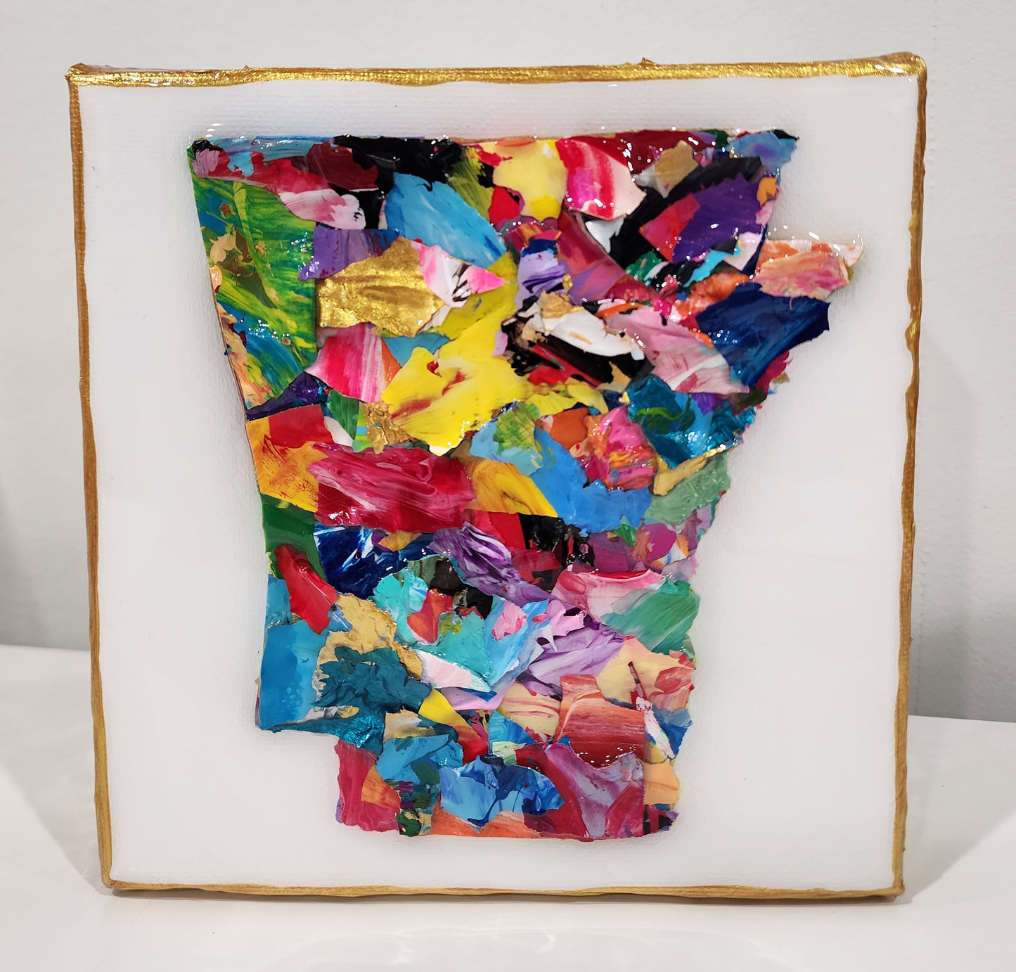 Arkansas 6 x 6 with Gold Edges