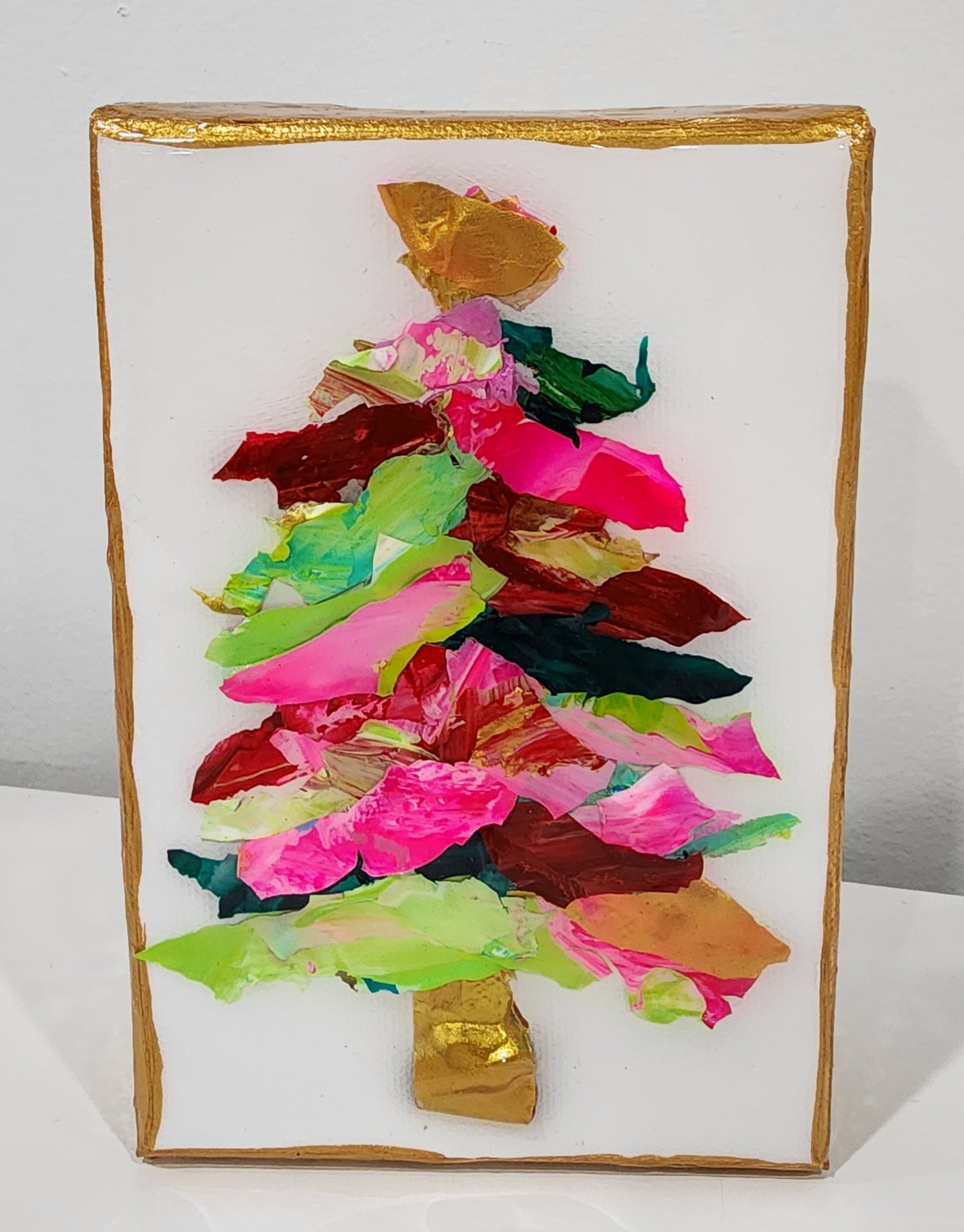 Christmas Tree 4 x 6 with Gold Edges