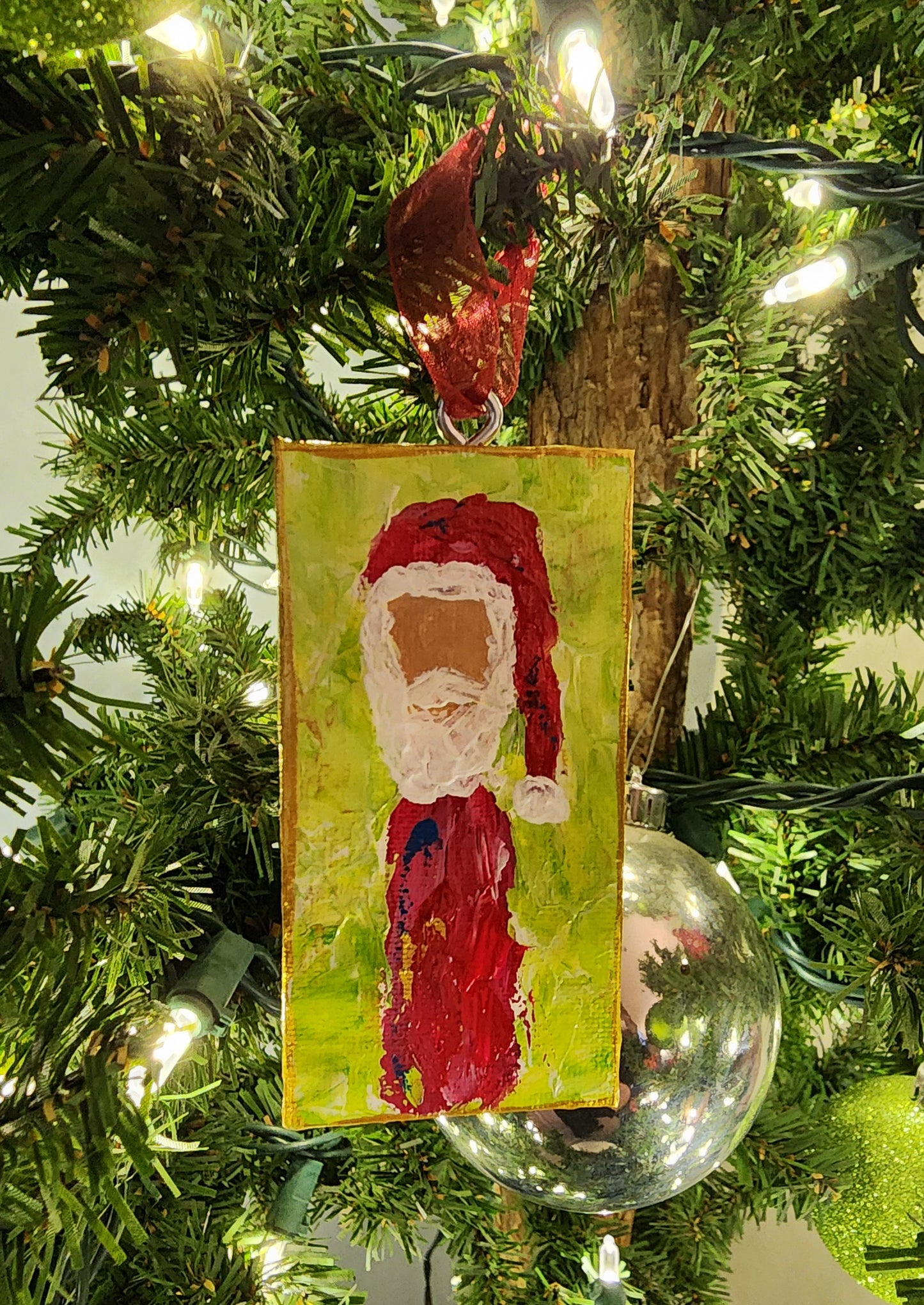 Jolly Santa Ornament