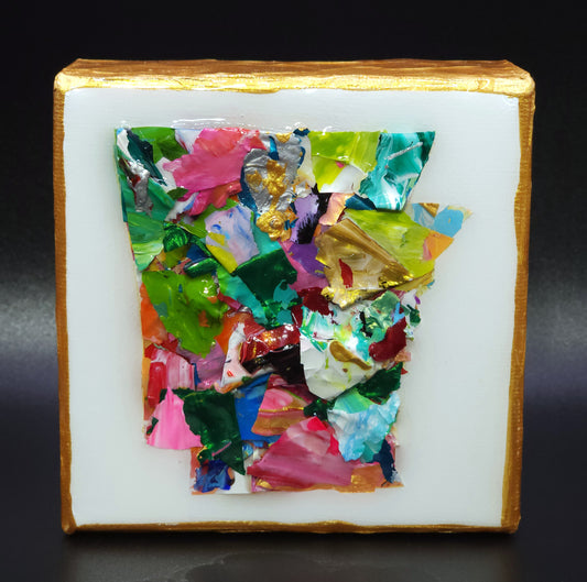 Arkansas 4 x 4 with Gold Edges