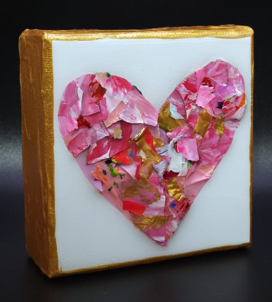 Heart Pieces --4 x 4
