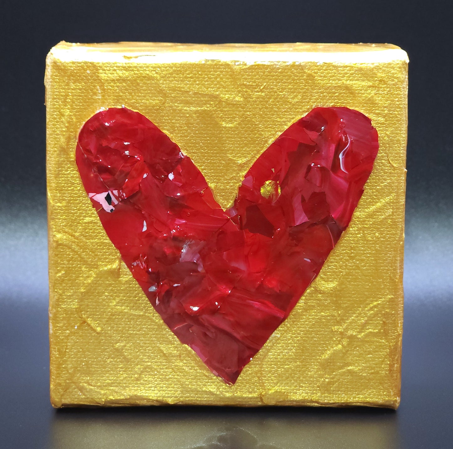 Heart Pieces --4 x 4