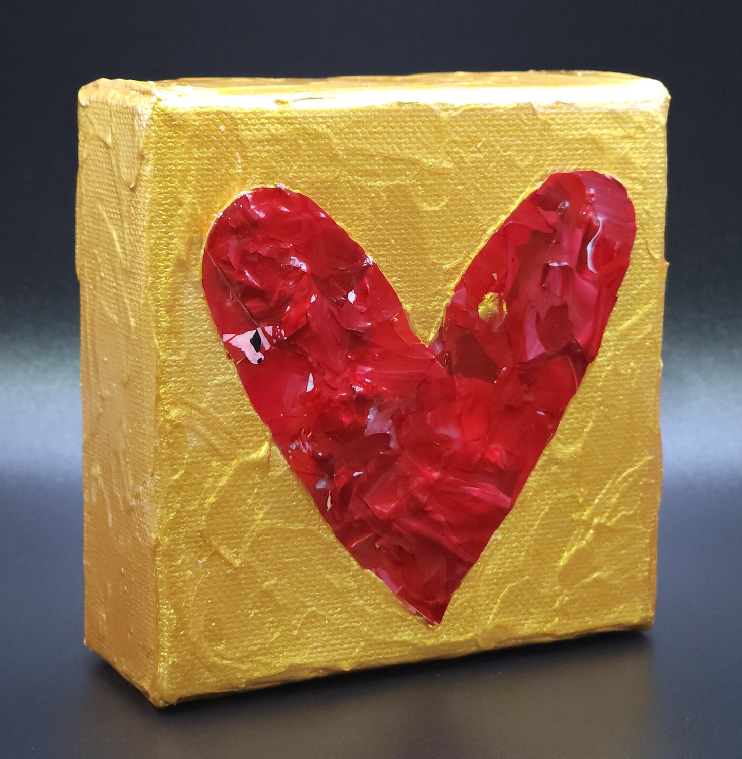 Heart Pieces --4 x 4