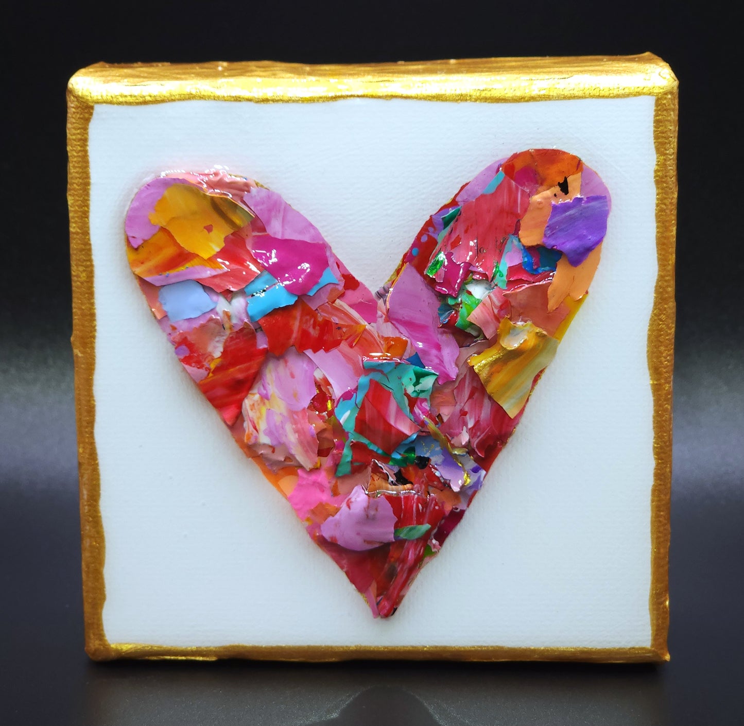 Heart Pieces --4 x 4