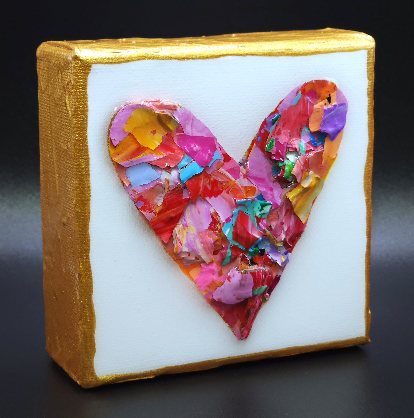 Heart Pieces --4 x 4