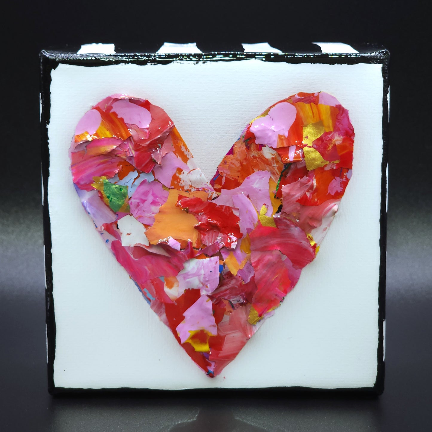 Heart Pieces --4 x 4