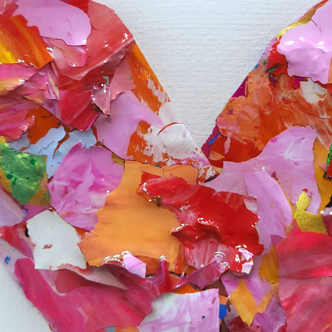 Heart Pieces --4 x 4