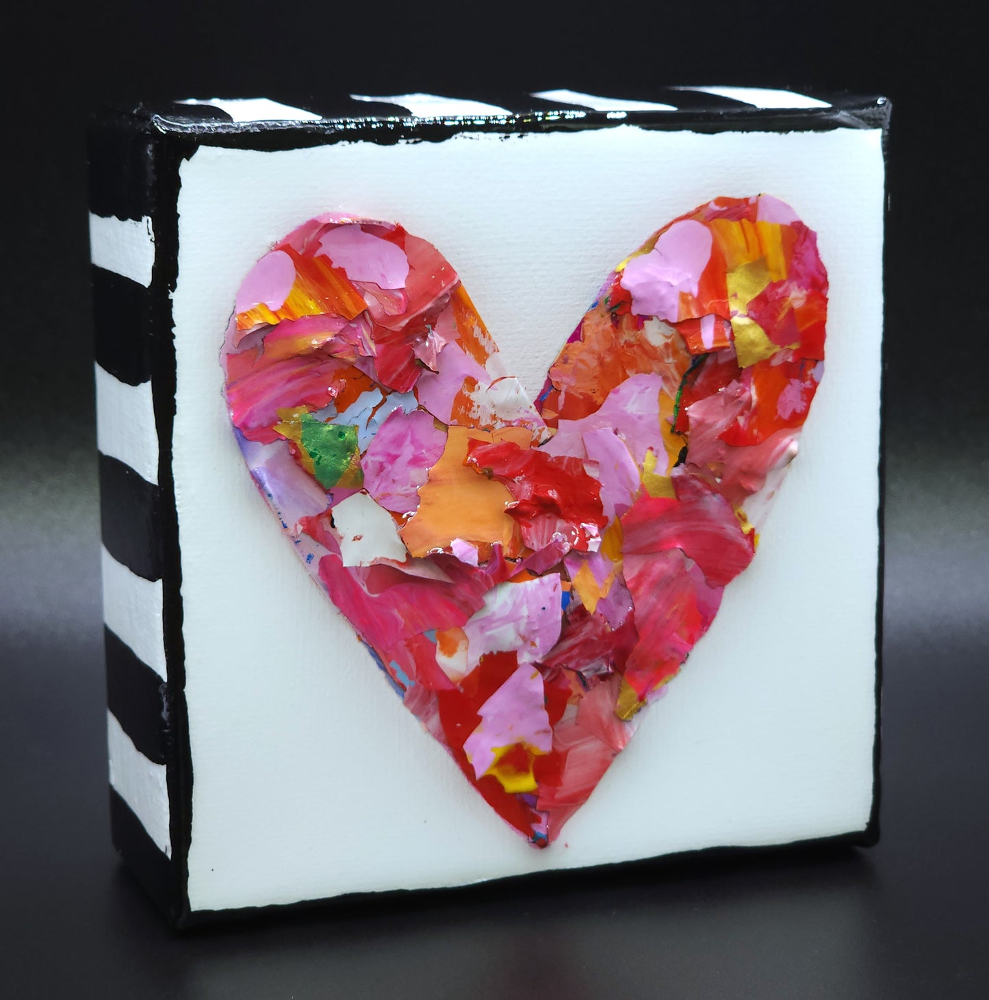 Heart Pieces --4 x 4