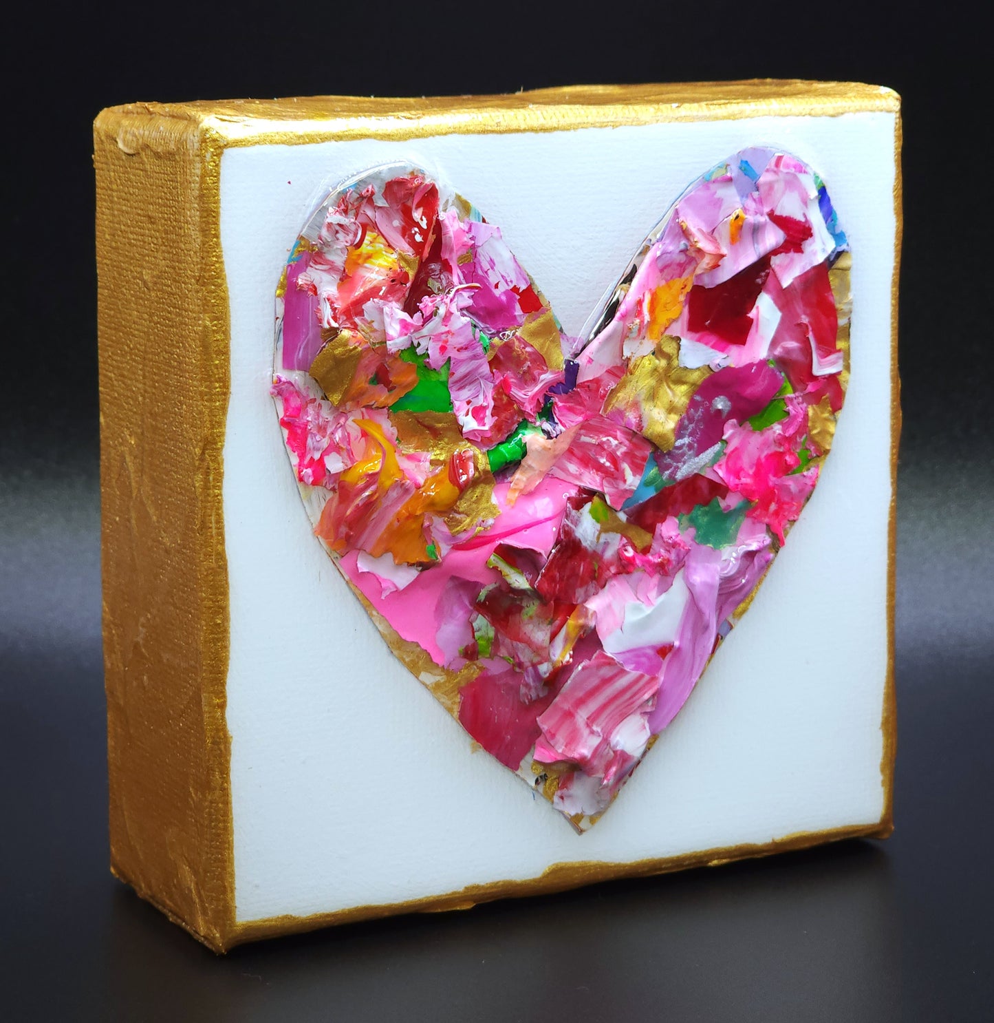 Heart Pieces --4 x 4