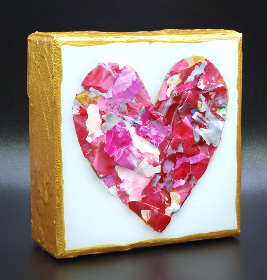 Heart Pieces --4 x 4