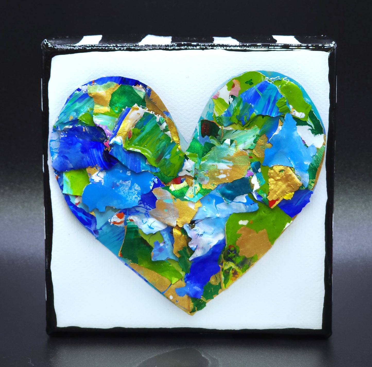 Heart Pieces --4 x 4