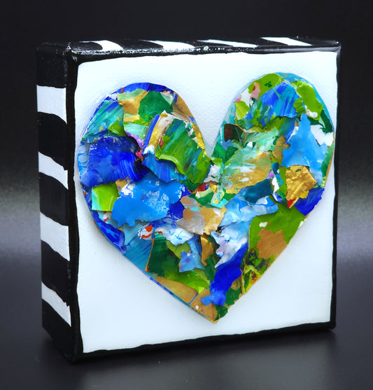 Heart Pieces --4 x 4