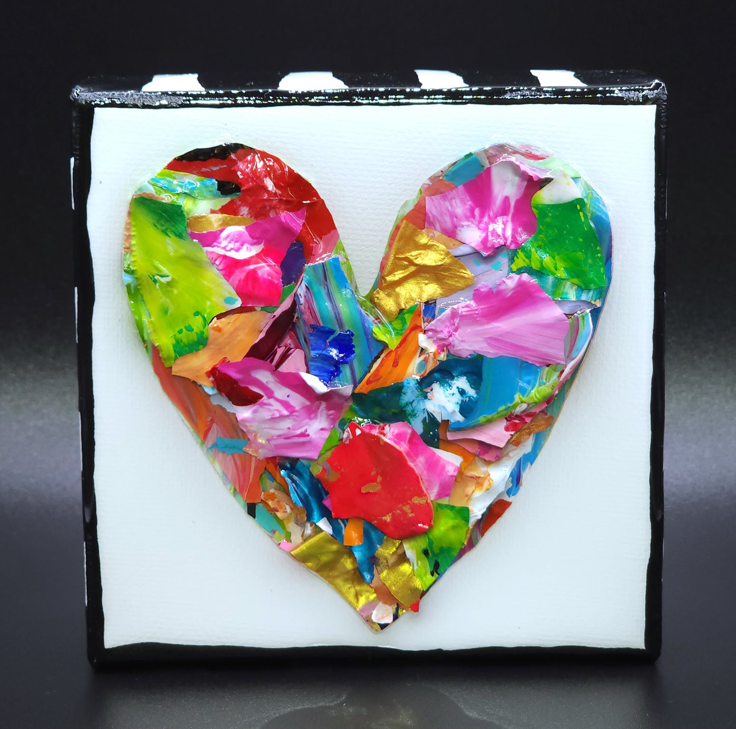 Heart Pieces --4 x 4