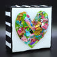 Heart Pieces --4 x 4