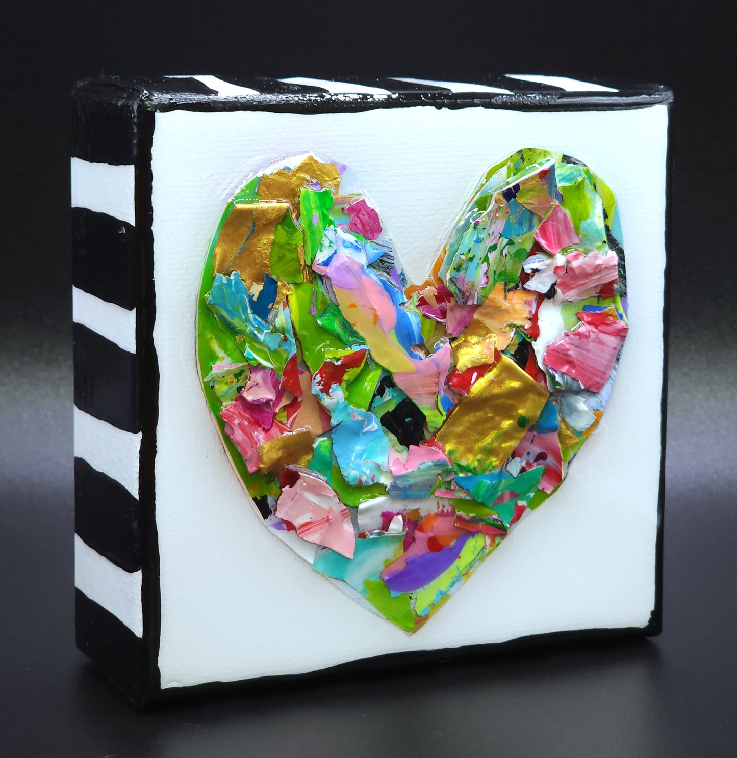 Heart Pieces --4 x 4