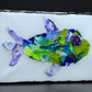 Recycled Acrylic Fish Art 4 x 6 - "Rocco"
