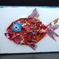 Recycled Acrylic Fish Art 5 x 7 - "Chloe"