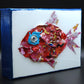 Recycled Acrylic Fish Art 5 x 7 - "Chloe"