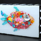 Recycled Acrylic Fish Art 4 x 6 - "Cora"