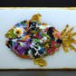 Recycled Acrylic Fish Art 5 x 7 - "Otis"