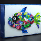 Recycled Acrylic Fish Art 5 x 7 - "Felix"