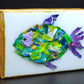 Recycled Acrylic Fish Art 4 x 6 - "Jasper"