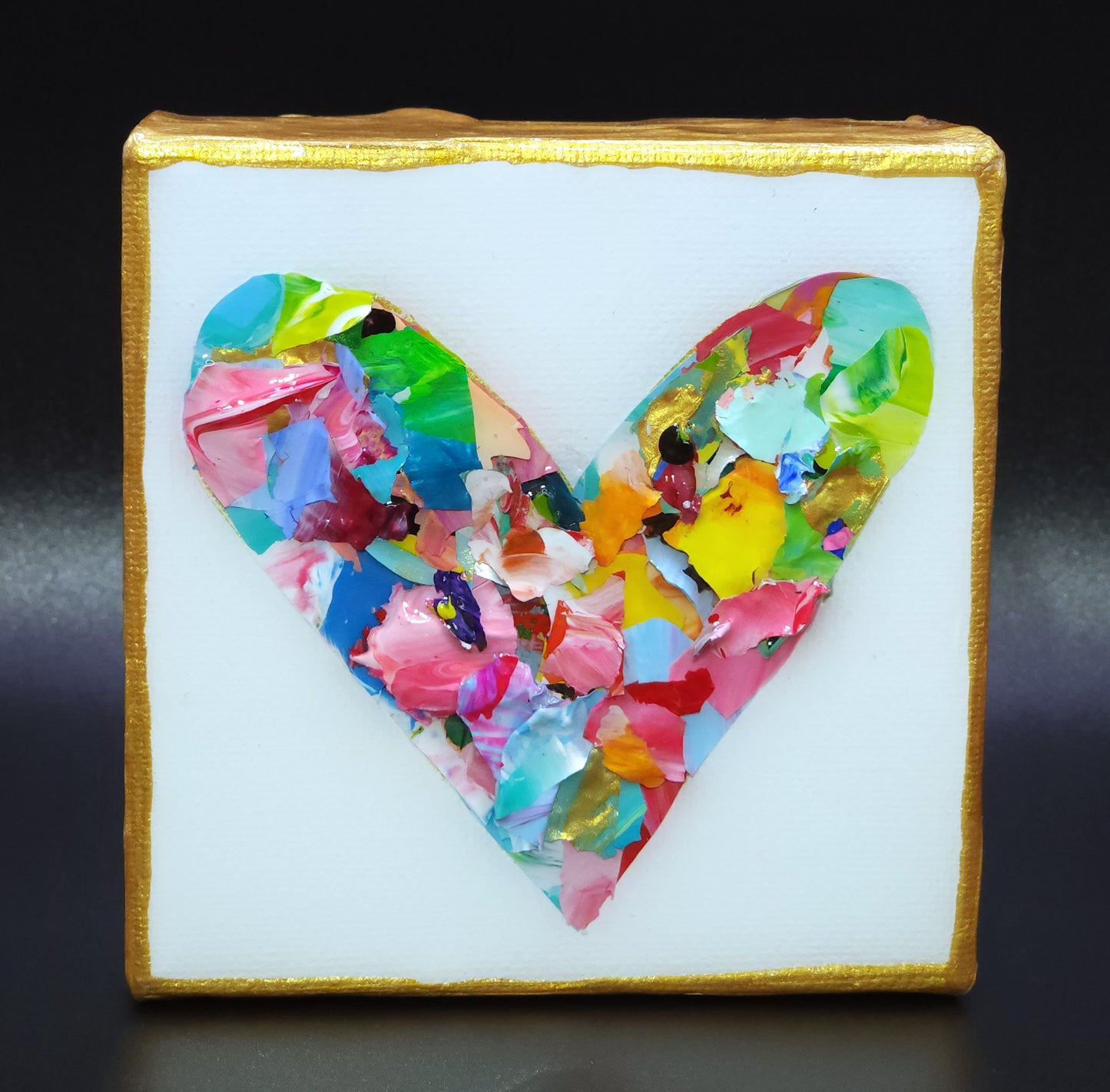 Heart Pieces --4 x 4
