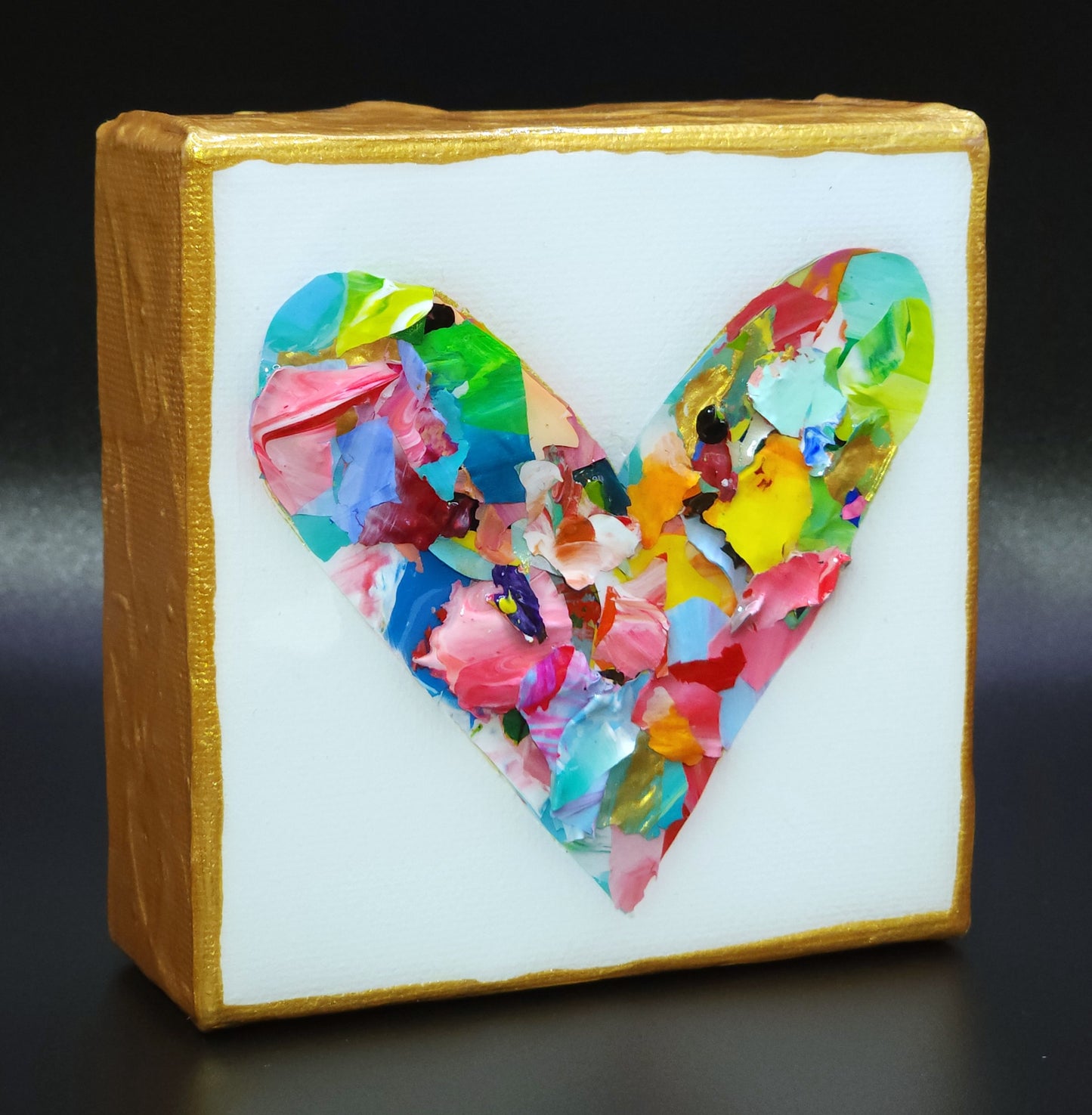 Heart Pieces --4 x 4