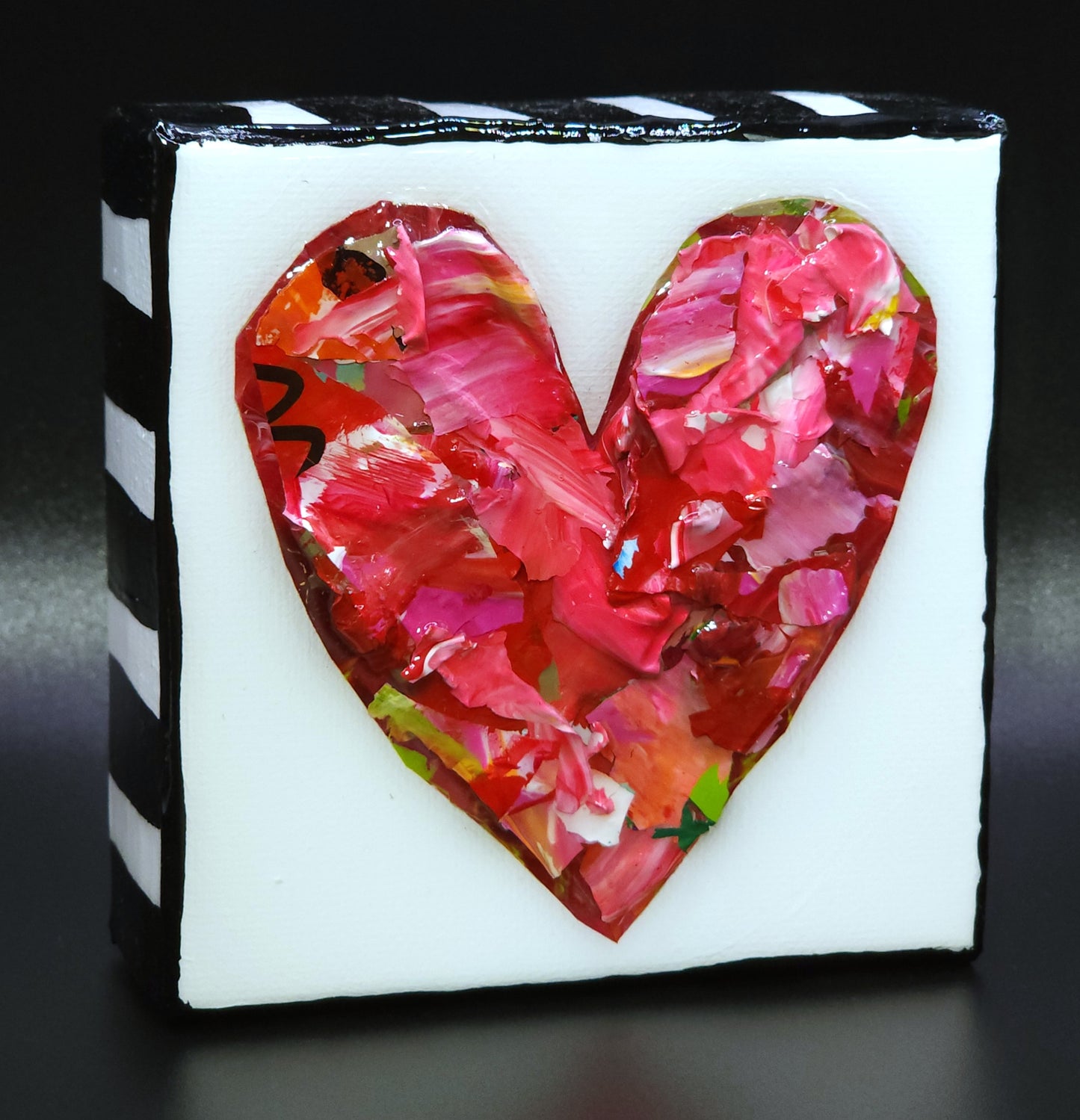 Heart Pieces --4 x 4