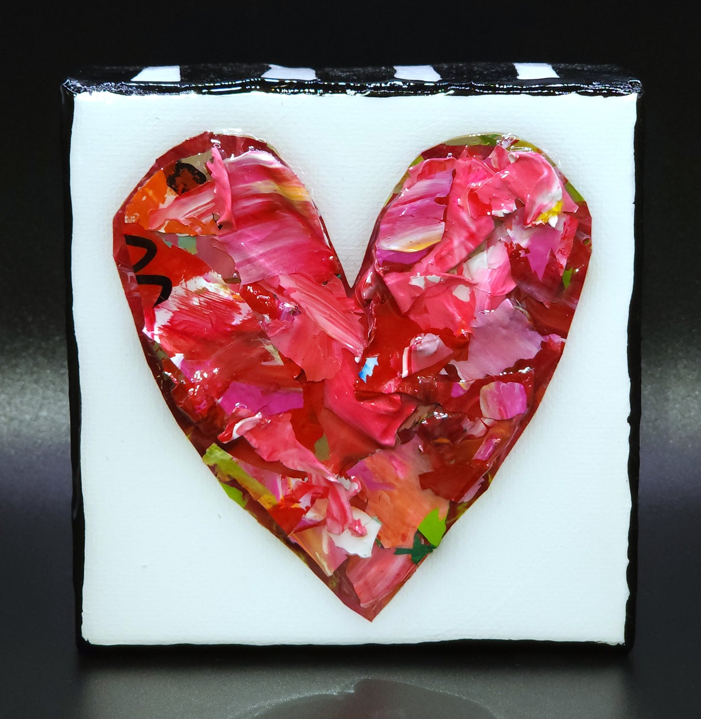Heart Pieces --4 x 4