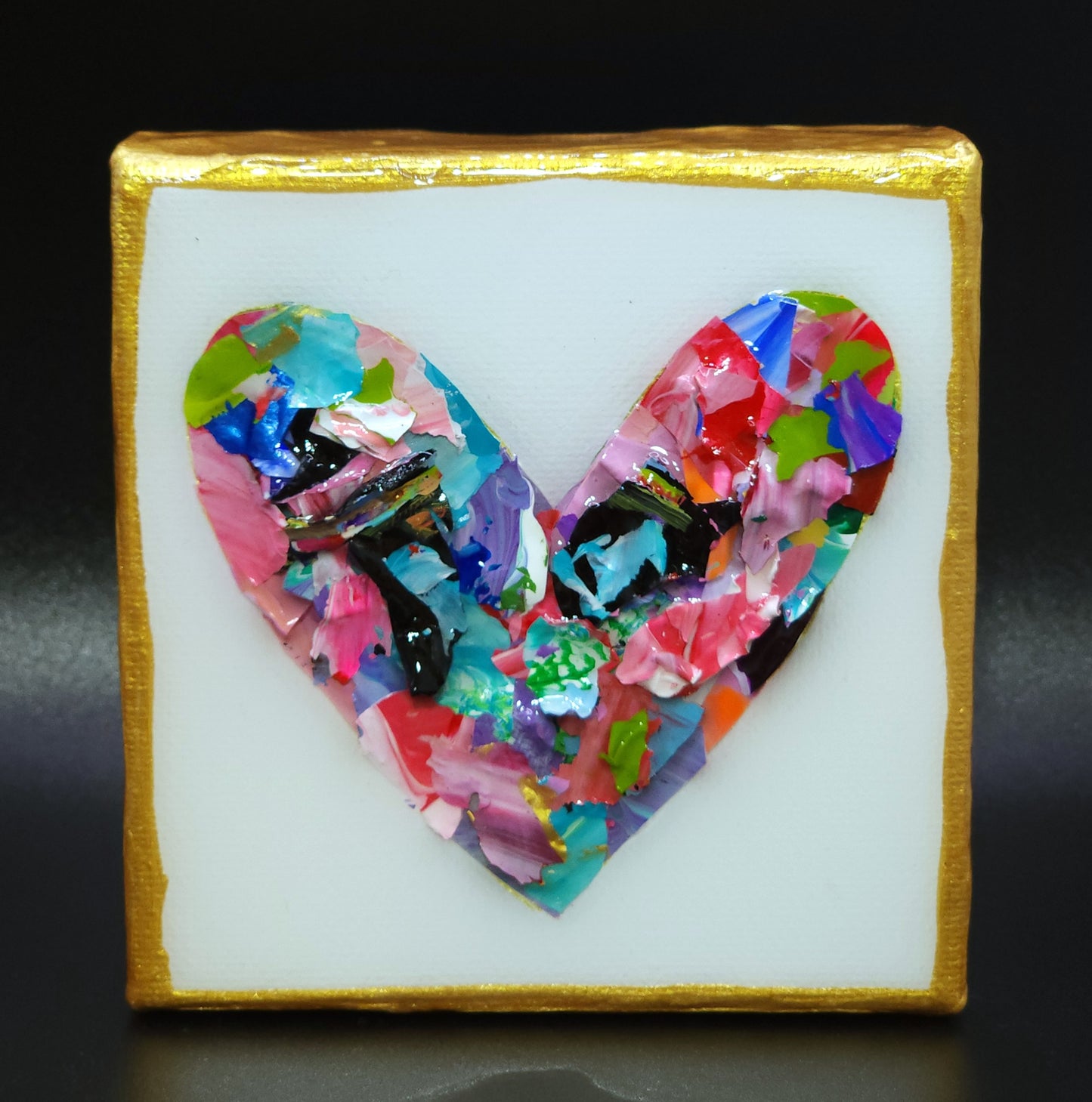 Heart Pieces --4 x 4