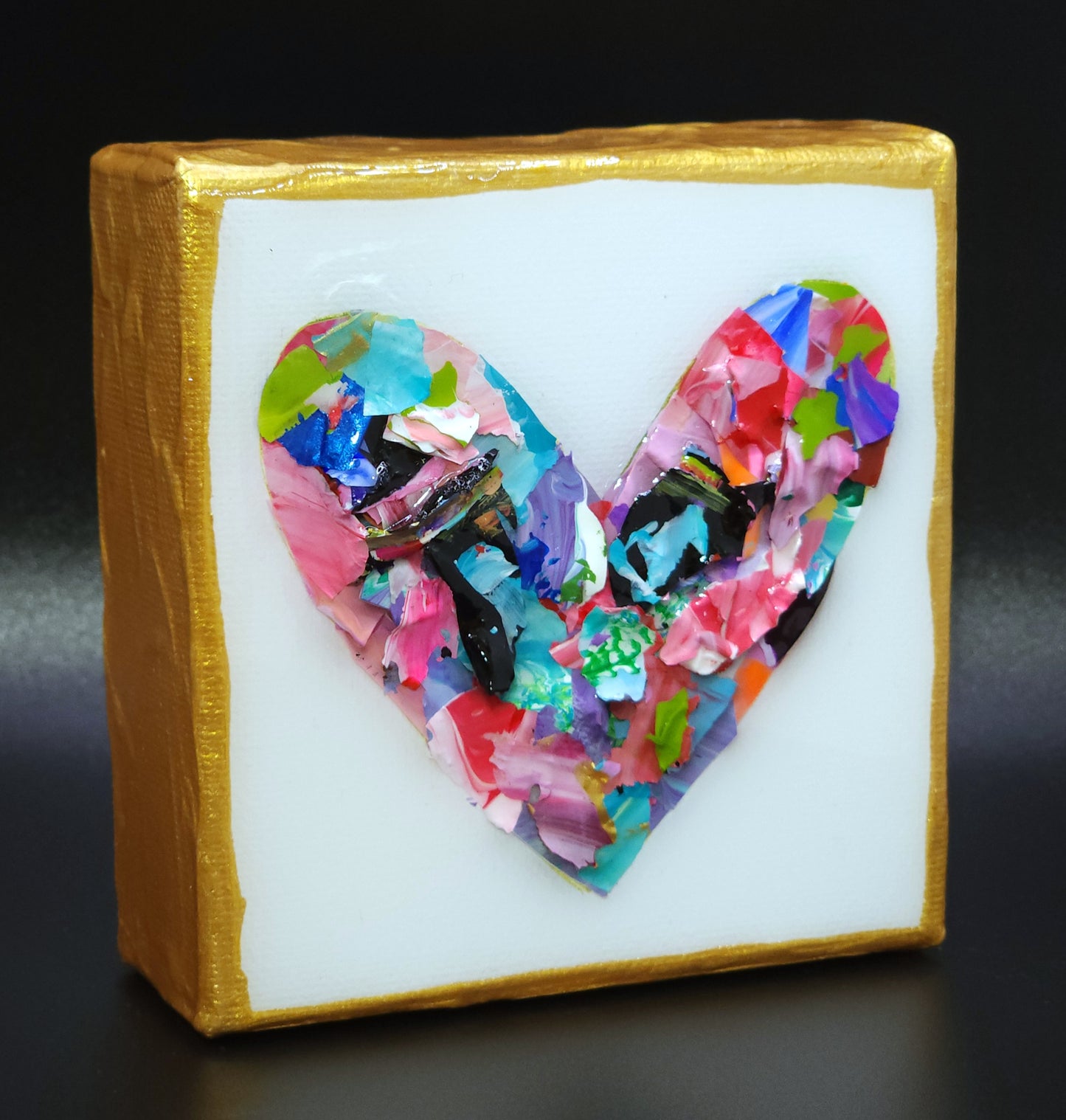 Heart Pieces --4 x 4