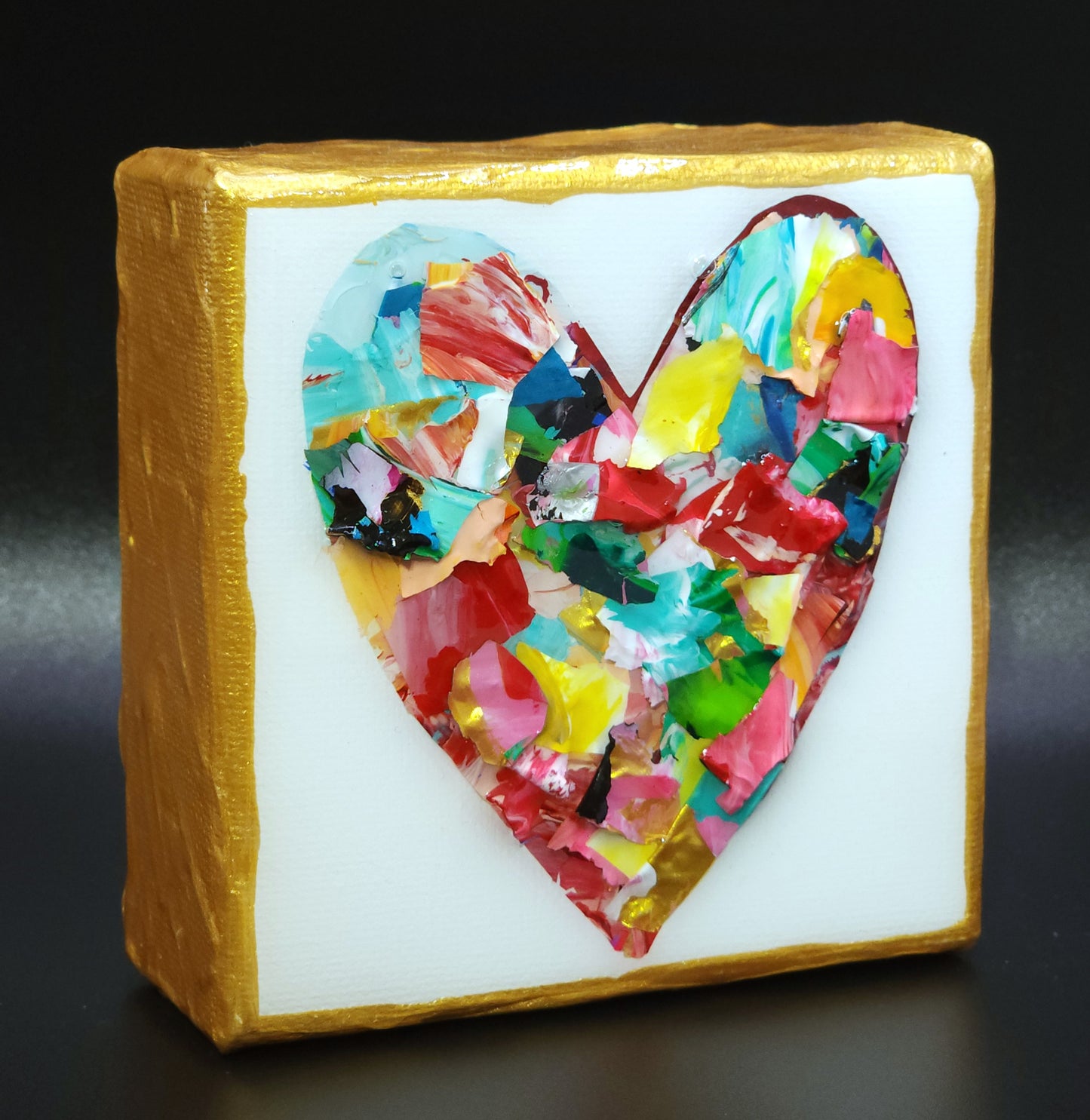 Heart Pieces --4 x 4