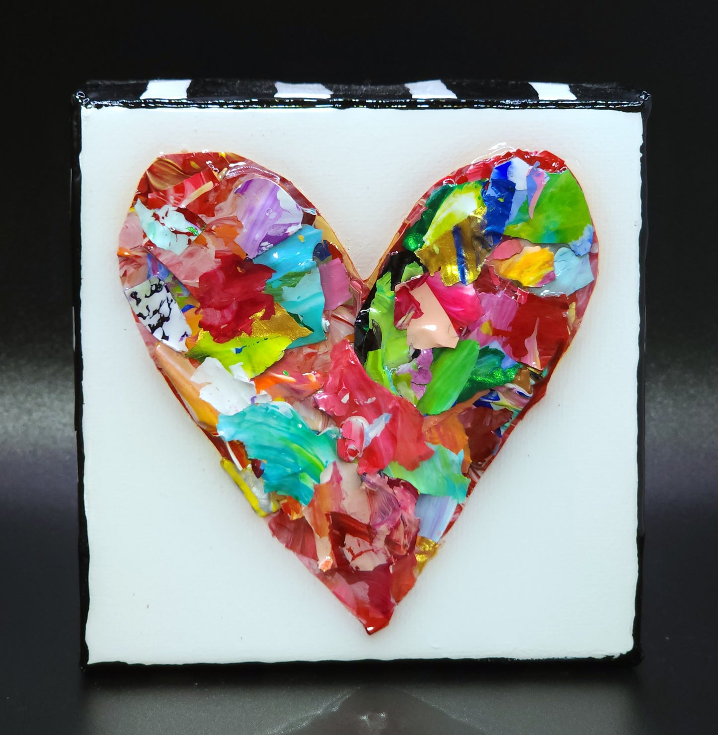 Heart Pieces --4 x 4