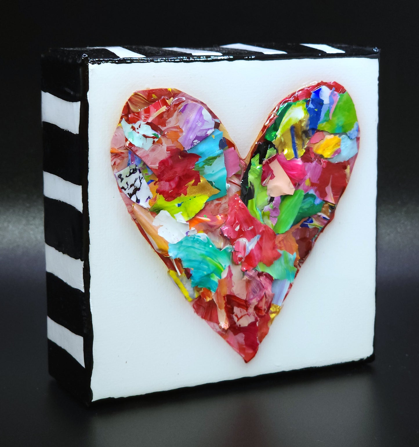 Heart Pieces --4 x 4